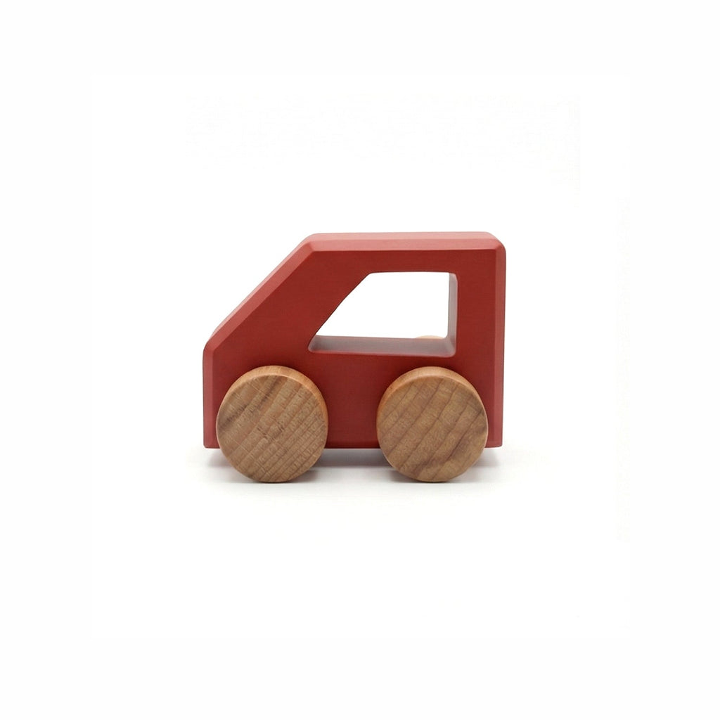 Toto Wooden Car — red