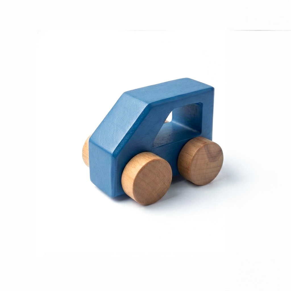 Toto Wooden Car — blue
